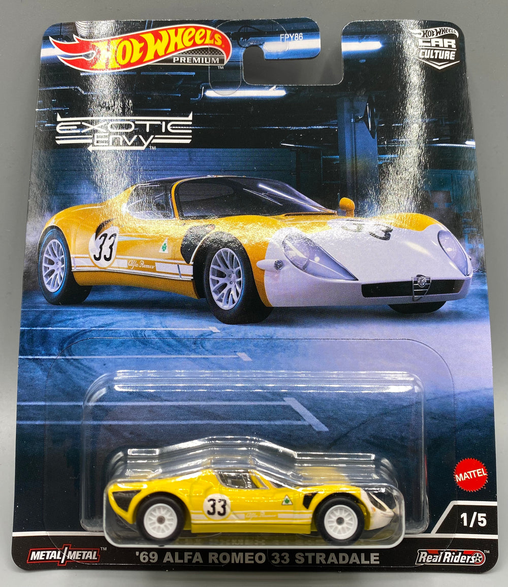 Hot Wheels Exotic Envy 2 '69 Alfa Romeo 33 Stradale