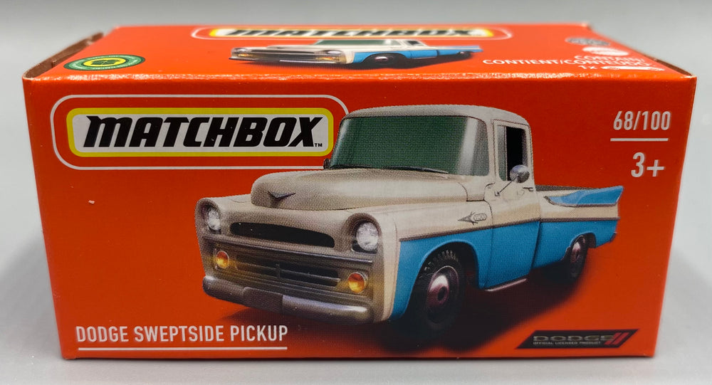 Matchbox Powergrab Dodge Sweptside Pickup