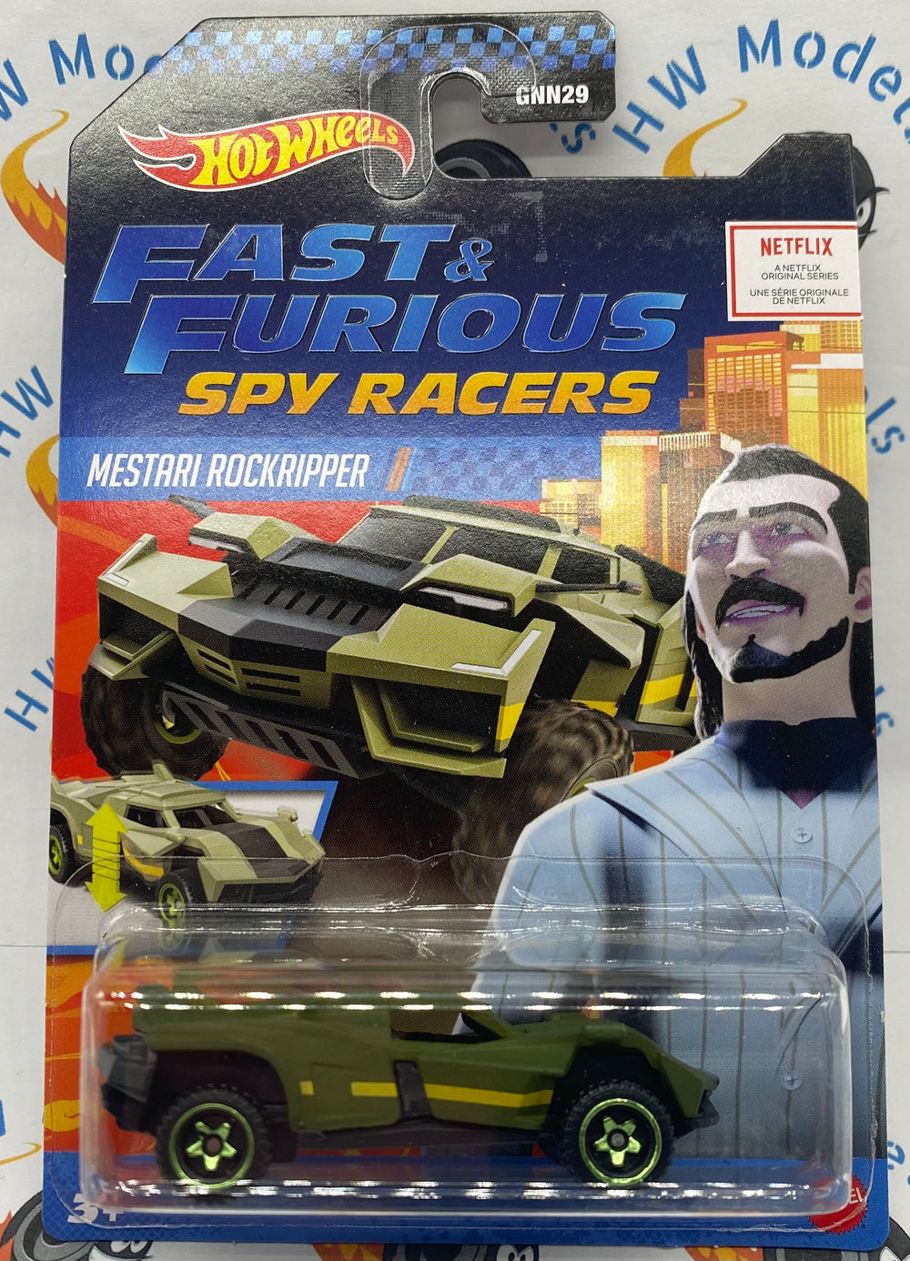 Hot Wheels Fast & Furiuos Spy Racers Mestari Rockripper