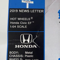 Hot Wheels 2019 Annual Hot Wheels Convention Newsletter 1990 Honda Civic EF Full Set With E Sheet Signed By Chris Strangler
