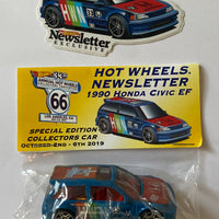 Hot Wheels 2019 Annual Hot Wheels Convention Newsletter 1990 Honda Civic EF Full Set With E Sheet Signed By Chris Strangler