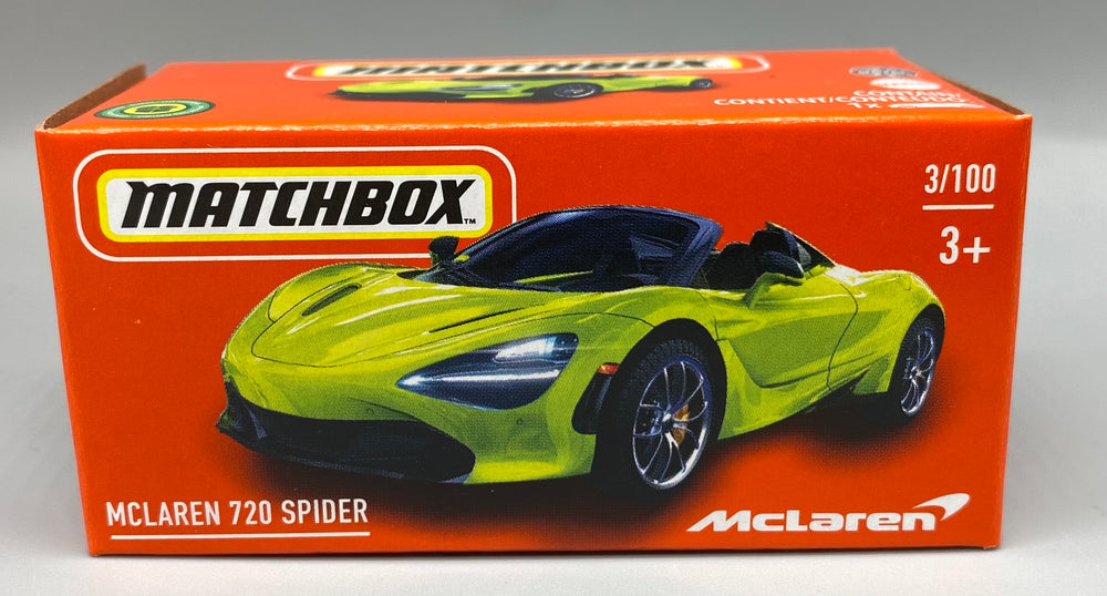 Matchbox Mclaren 720 Spider Power Grab