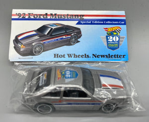 Hot Wheels 20th Annual Collectors Nationals Newsletter '92 Ford Mustang