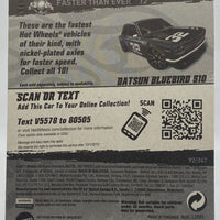 Hot Wheels Datsun Bluebird 510